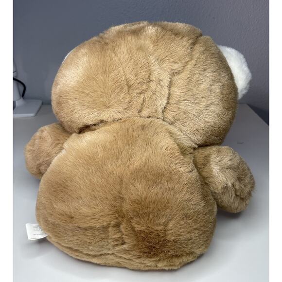 Vintage Yangjee Teddy Bear Plush Brown White 14” Stuffed Animal Yang Jee - Picture 4 of 12